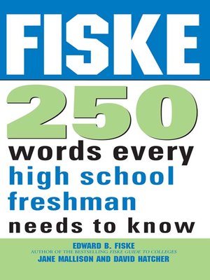 cover image of 250 Words Every High School Freshman Needs to Know